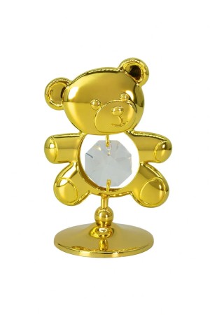 Gouden Teddybeer met Bohemia-kristal – 24K goud verguld