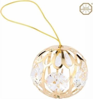 Sierbal versierd met Swarovski-kristallen 24-karaats goud verguld