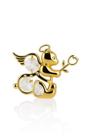 Luxe 24K Vergulde Panda met Swarovski Kristallen – Decoratie met Zuignap – Gouden Beeldje – Kristallen Panda Ornament Luxe 24K Vergulde Panda met Swarovski Kristallen – Decoratie met Zuignap – Gouden Beeldje – Kristallen Panda Ornament