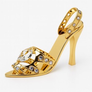 Golden Crystal Stiletto