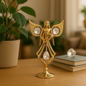 Engel 24k goud verguld met Bohemia kristallen